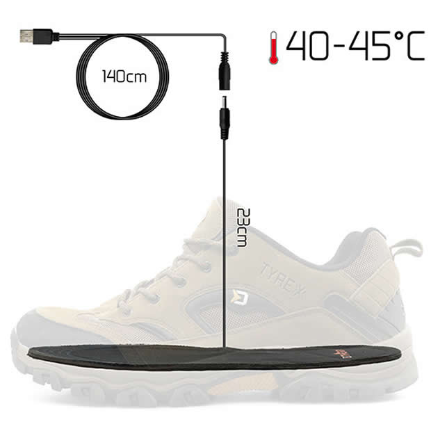 Branturi Incalzite prin USB Delphin THERM, Marime 40-46