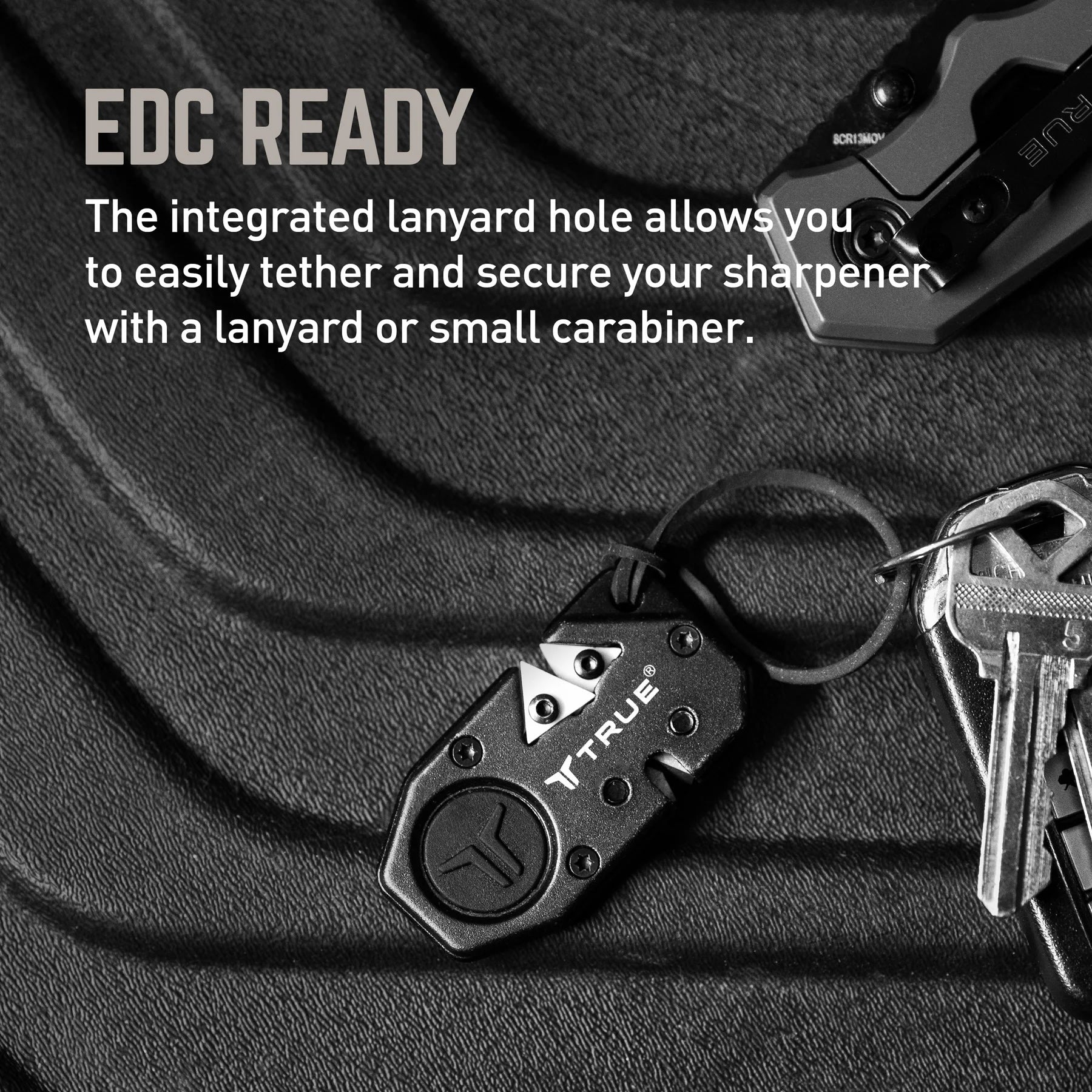 Breloc Ascutitor Cutite TRUE UTILITY Keychain Knife Sharpener