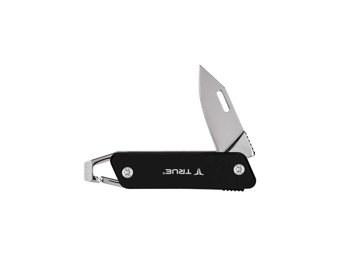 Breloc Briceag TRUE Utility, MODERN KEY CHAIN KNIFE, TU7059E - Black (Gift Box)