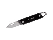 Breloc Briceag TRUE Utility, MODERN KEY CHAIN KNIFE, TU7059E - Black (Gift Box)