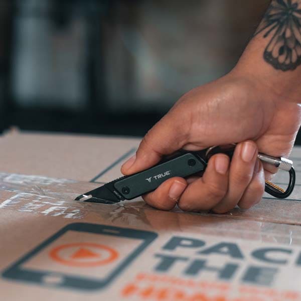 Breloc Briceag TRUE Utility, MODERN KEY CHAIN KNIFE, TU7060N - Grey (Hang Pack)