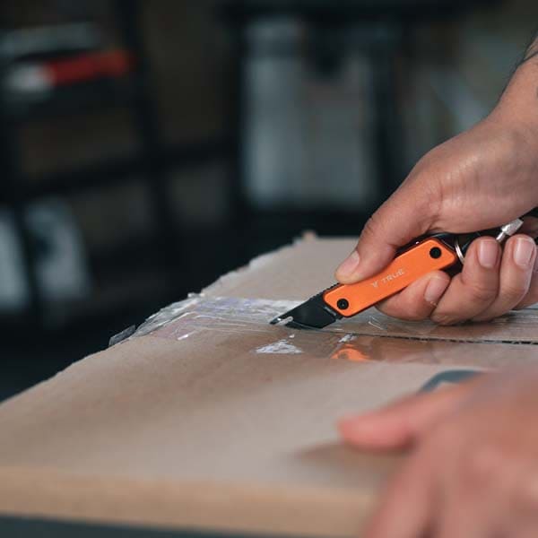 Breloc Briceag TRUE Utility, MODERN KEY CHAIN KNIFE, TU7061 - Orange (Gift Box) 