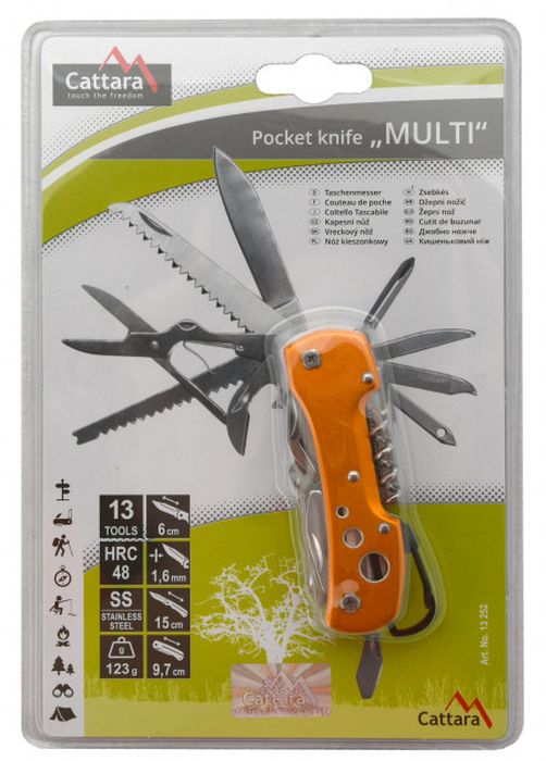 Briceag Cattara Multifunctional TT13252, 15x22x3cm