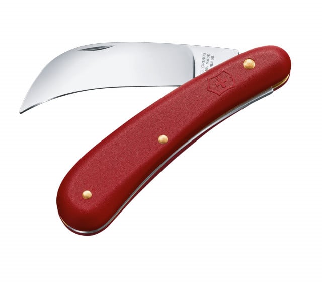 Briceag Cutit De Altoit Victorinox Lama Usor Curbata 10.10cm Rosu