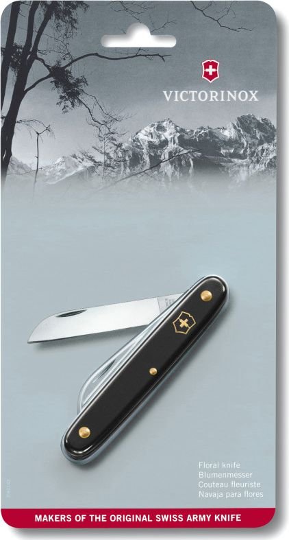 Briceag Cutit Pentru Flori Victorinox,12 cm, Negru, Blister
