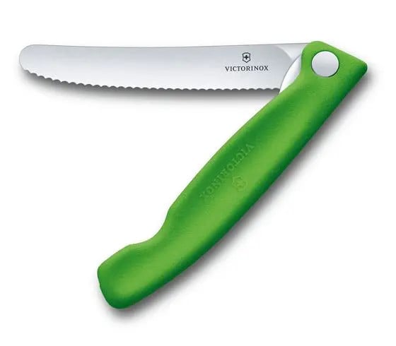 Briceag Cutit Pliabil Victorinox, Swiss Classic Paring Knife, Lama Zimtata 11cm, Verde