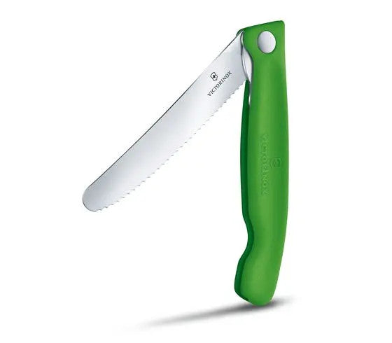 Briceag Cutit Pliabil Victorinox, Swiss Classic Paring Knife, Lama Zimtata 11cm, Verde