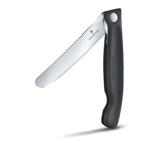Briceag Cutit Pliabil Victorinox, SwissClassic Paring Knife, Lama Zimtata 11cm, Negru