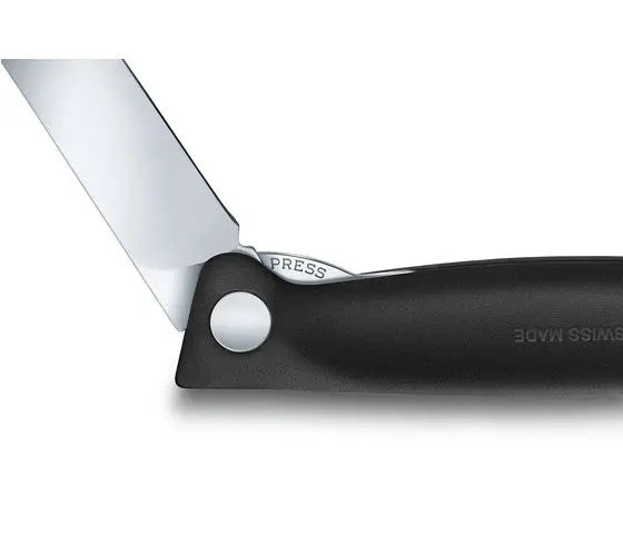 Briceag Cutit Pliabil Victorinox, SwissClassic Paring Knife, Lama Zimtata 11cm, Negru