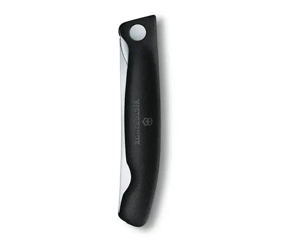 Briceag Cutit Pliabil Victorinox, SwissClassic Paring Knife, Lama Zimtata 11cm, Negru