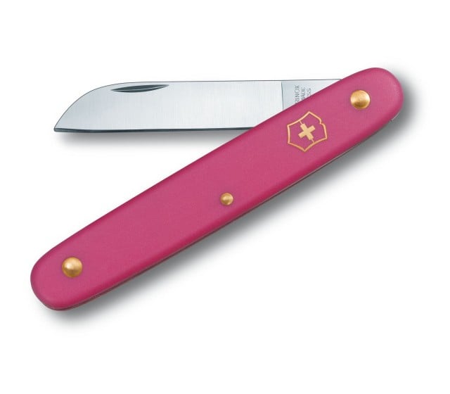 Briceag Cutit pentru Flori Victorinox, 10cm, Roz