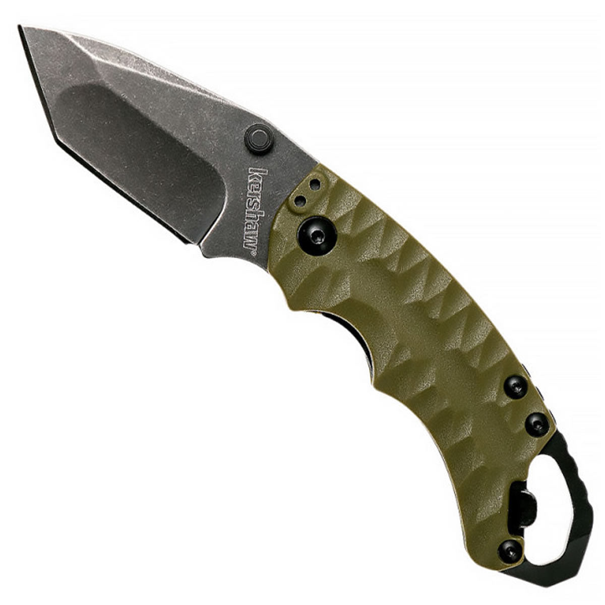 Briceag Kershaw Shuffle II Olive, Lama 6.6cm