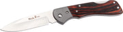 Briceag MUELA BX-8GR, Satin Finish, Folding Knife Steel Grey TiNi Bolster, Red Pakaw