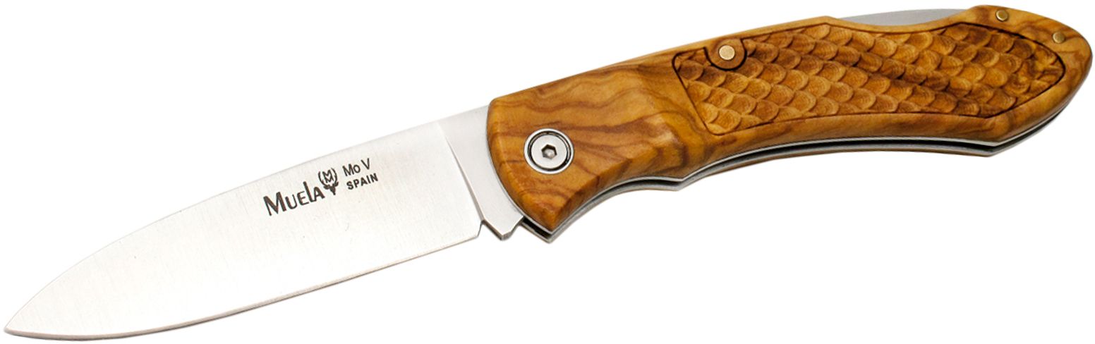 Briceag MUELA GT-8.OL, Folding Knife Olive Wood Scales