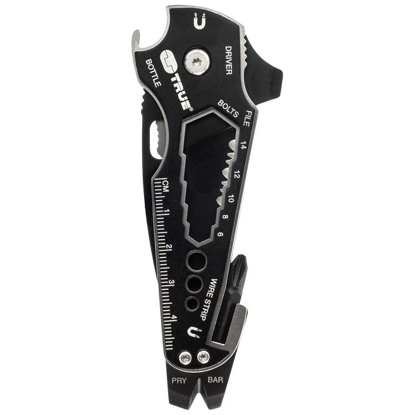 Briceag Multifunctional TRUE UTILITY Smartknife , Black Oxide 420 Steel, Lama 5.50cm
