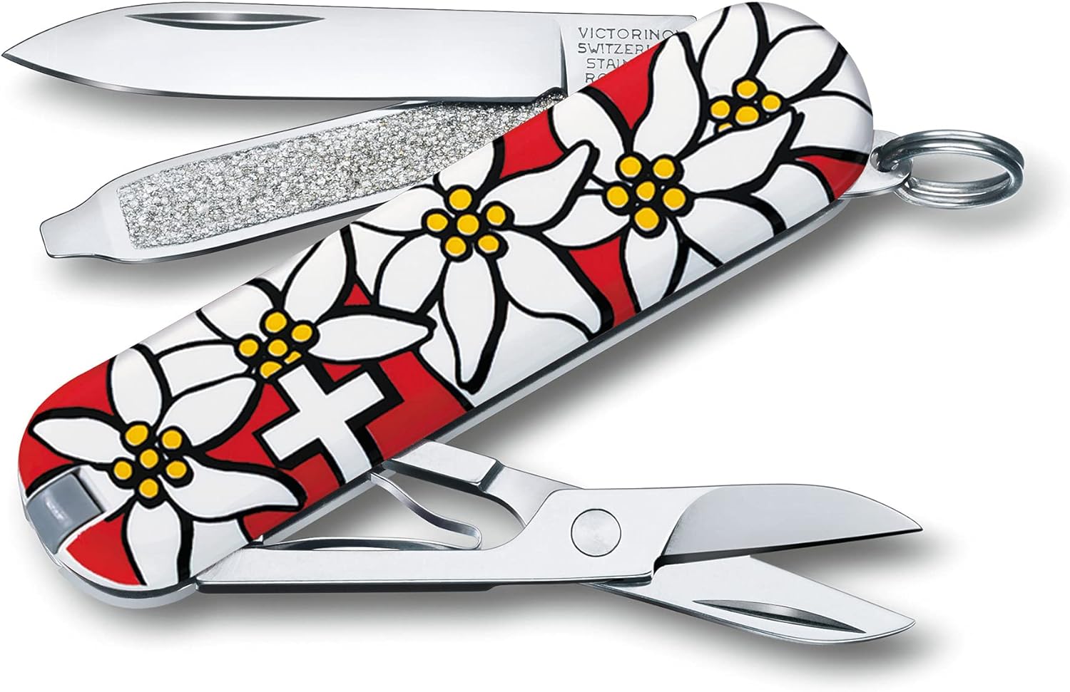 Briceag Multifunctional Victorinox, Classic SD, 5.80cm, Edelweiss, Blister
