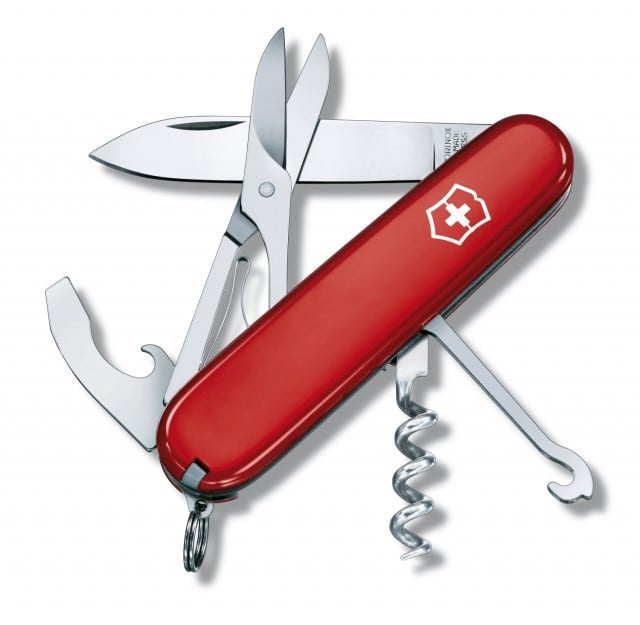 Briceag Multifunctional Victorinox Compact, Rosu, 9.10cm