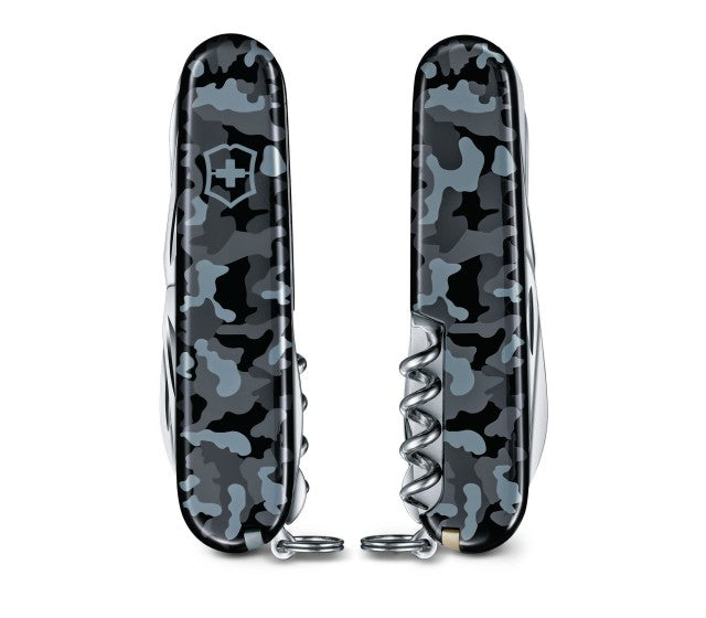Briceag Multifunctional Victorinox Huntsman, Navy Camo, 9.10cm