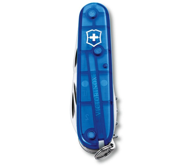 Briceag Multifunctional Victorinox Spartan, albastru transparent, 9.10cm