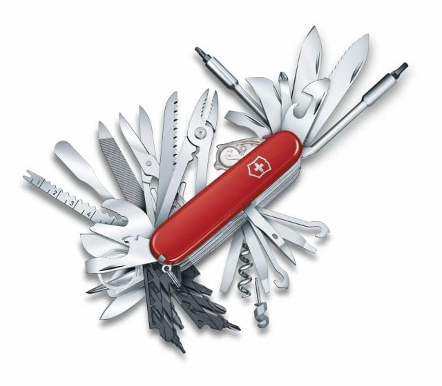 Briceag Multifunctional Victorinox SwissChamp XXL, Rosu, 9.10cm