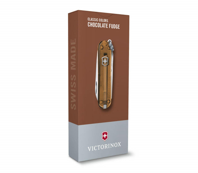 Briceag Victorinox Classic Colors Transparent, Chocolate Fudge - 0.6223.T55G