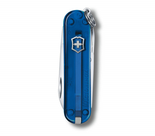 Briceag Victorinox Classic Colors Transparent, Deep Ocean - 0.6223.T2G