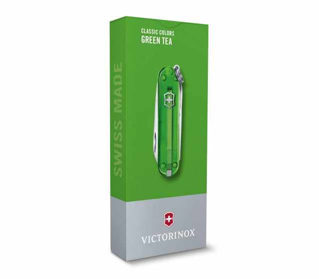 Briceag Victorinox Classic Colors Transparent, Green Tea - 0.6223.T41G