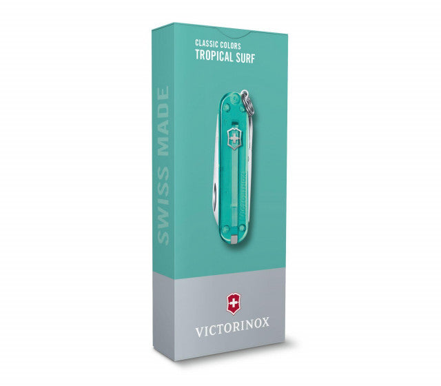 Briceag Victorinox Classic Colors Transparent, Tropical Surf - 0.6223.T24G
