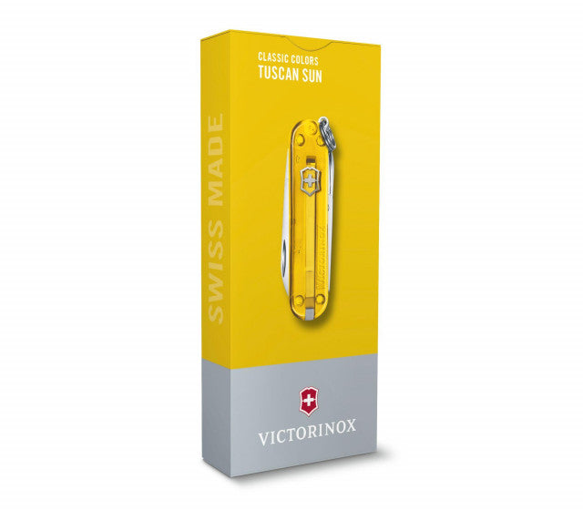 Briceag Victorinox Classic Colors Transparent, Tuscan Sun - 0.6223.T81G