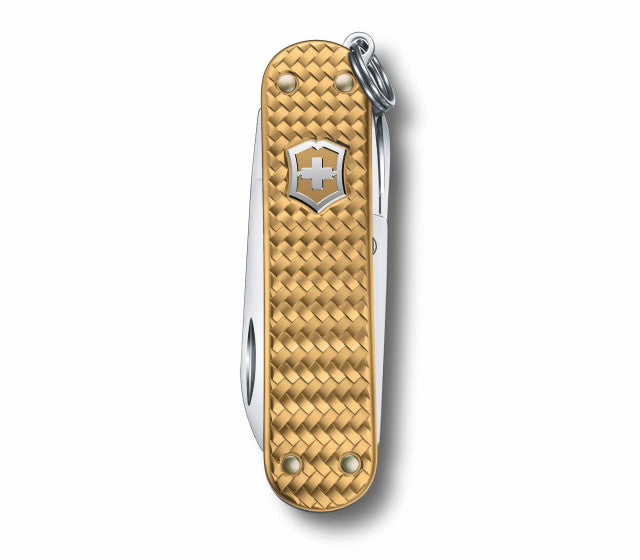 Briceag Victorinox Classic Precious Alox, Brass Gold