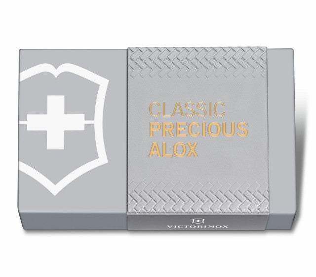 Briceag Victorinox Classic Precious Alox, Brass Gold