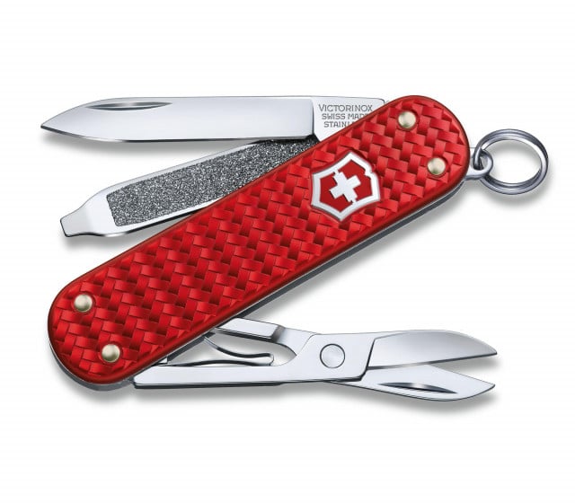 Briceag Victorinox Classic Precious Alox, Iconic Red