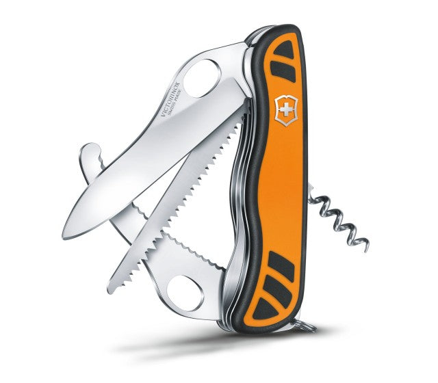 Briceag Victorinox Hunter XT Grip One Hand, Galben/Negru, 11.10 cm
