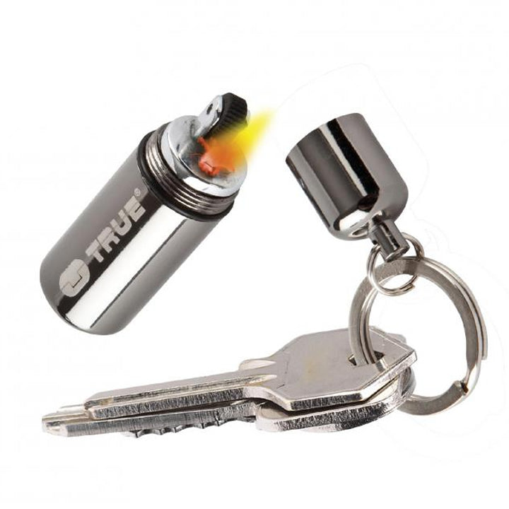 Bricheta Breloc TRUE UTILITY Firestash, Chrome Plated Zinc