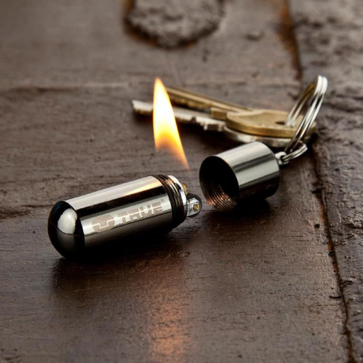 Bricheta Breloc TRUE UTILITY Firestash, Chrome Plated Zinc