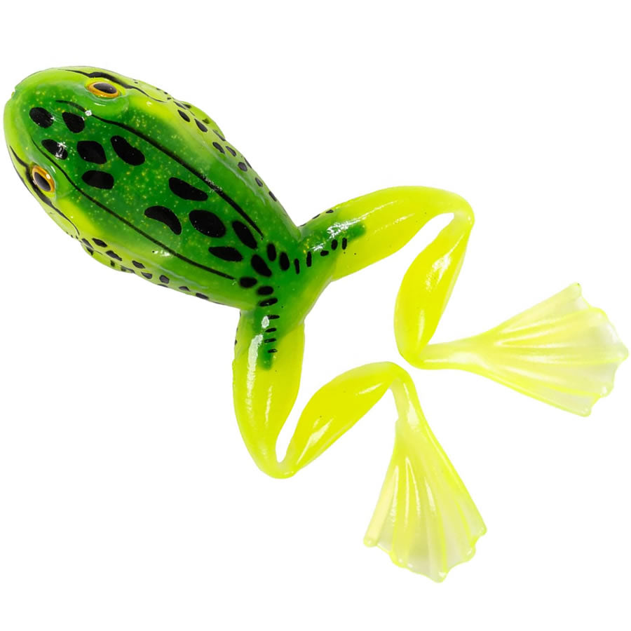 Broasca LIVE TARGET Freestyle Frog Unrigged, Chart / Green, 5cm, 4buc/pac