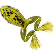 Broasca LIVE TARGET Freestyle Frog Unrigged, Moss / Yellow, 5cm, 4buc/pac