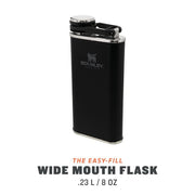 Butelca Stanley The Easy Fill Wide Mouth Flask Stanley Matte Black Pebble 0.24l 