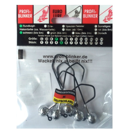 CAP TWISTER PROFI BLINKER NR 5/0 10GR BLACK 5BUC
