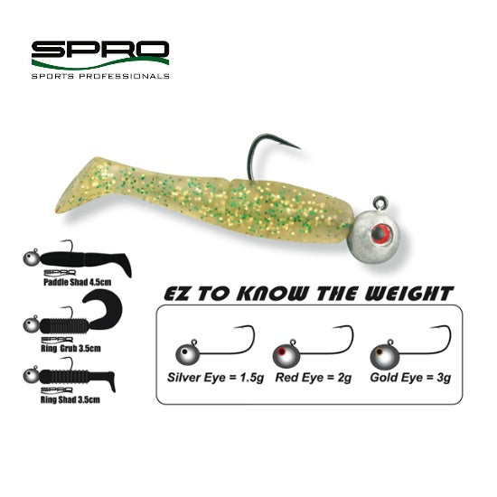 CAP TWISTER SPRO MICRO JIG HEAD NR 4 1.5GR 5 BUC