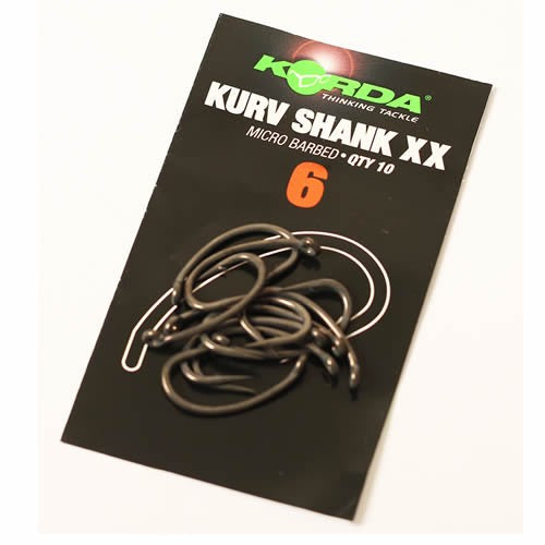 Carlige KORDA KURV SHANK XX 10BUC/PLIC