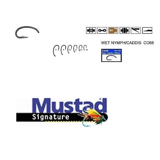 CARLIG MUSTAD BRONZ FORJAT CURBAT PT. MUSCA