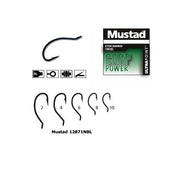 CARLIG MUSTAD NEGRU FORJAT OCHI REVERS 10BUC./PLIC