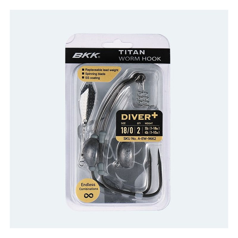CARLIGE BKK TITAN DIVER RAPITORI 2buc/plic
