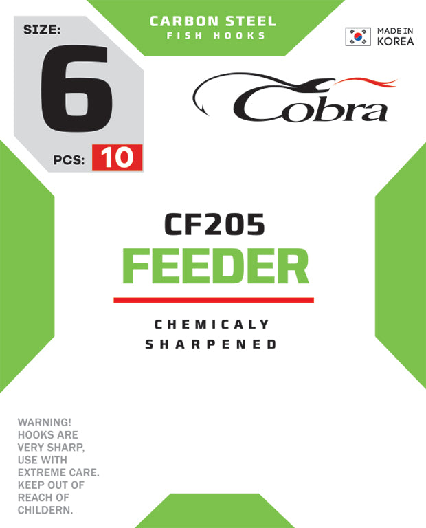 CARLIGE COBRA CF205 FEEDER Nr.6 10buc/plic