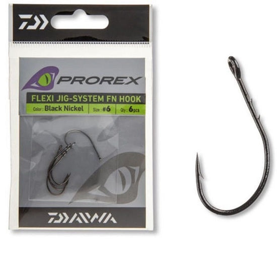 CARLIGE DAIWA PROREX FLEXI JIG-SYSTEM FN HOOK