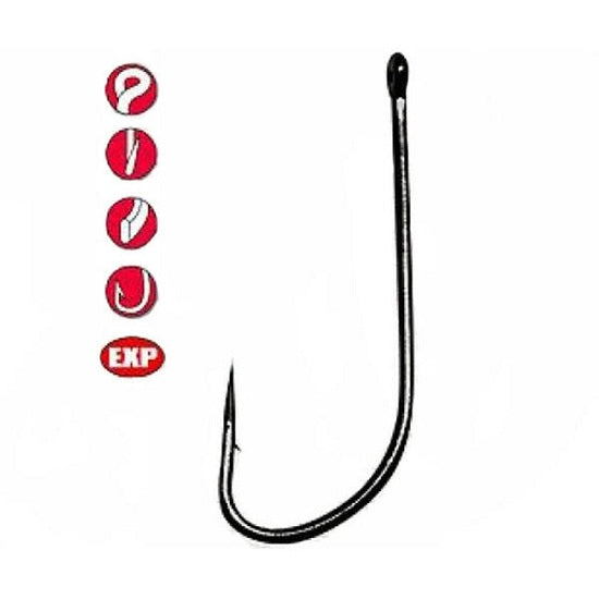 CARLIGE GAMAKATSU CARLIG LS-1053 EYED NICKEL 10BUC/PLIC