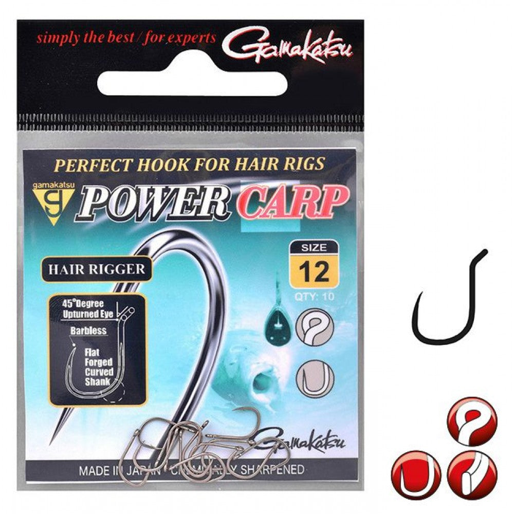CARLIGE GAMAKATSU POWER CARP HAIR RIGGER BL 10BUC/PLIC