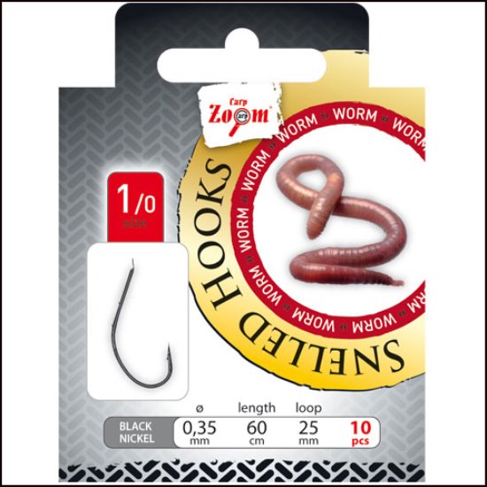 CARLIGE LEGATE CARP ZOOM WORM nr.4-0.28MM 60cm