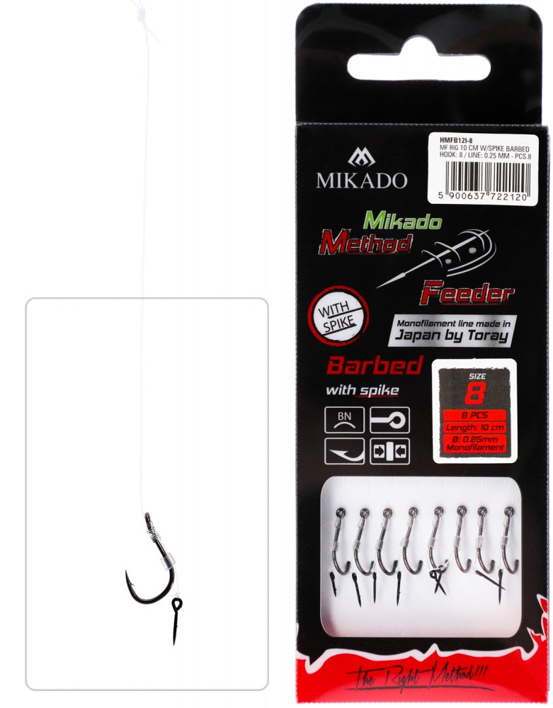 CARLIGE LEGATE MIKADO METHOD FEEDER RIG 10CM 8buc